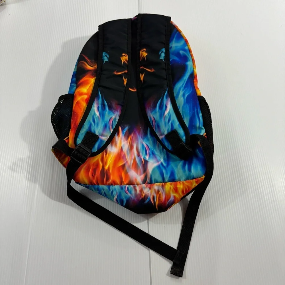 80. Boys Flame Pattern Backpack